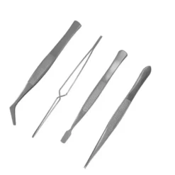 Stainless Steel Tweezers Set - 4 pincetter - PTW5000 - Model Craft