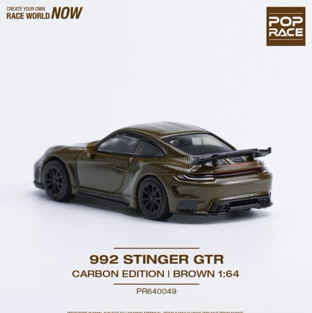 992 Stinger GTR - Carbon Edition - Brown - Pop Race - 1:64