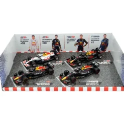 4 st Max Verstappen - F1 World Champion Set - Bburago - 1:43
