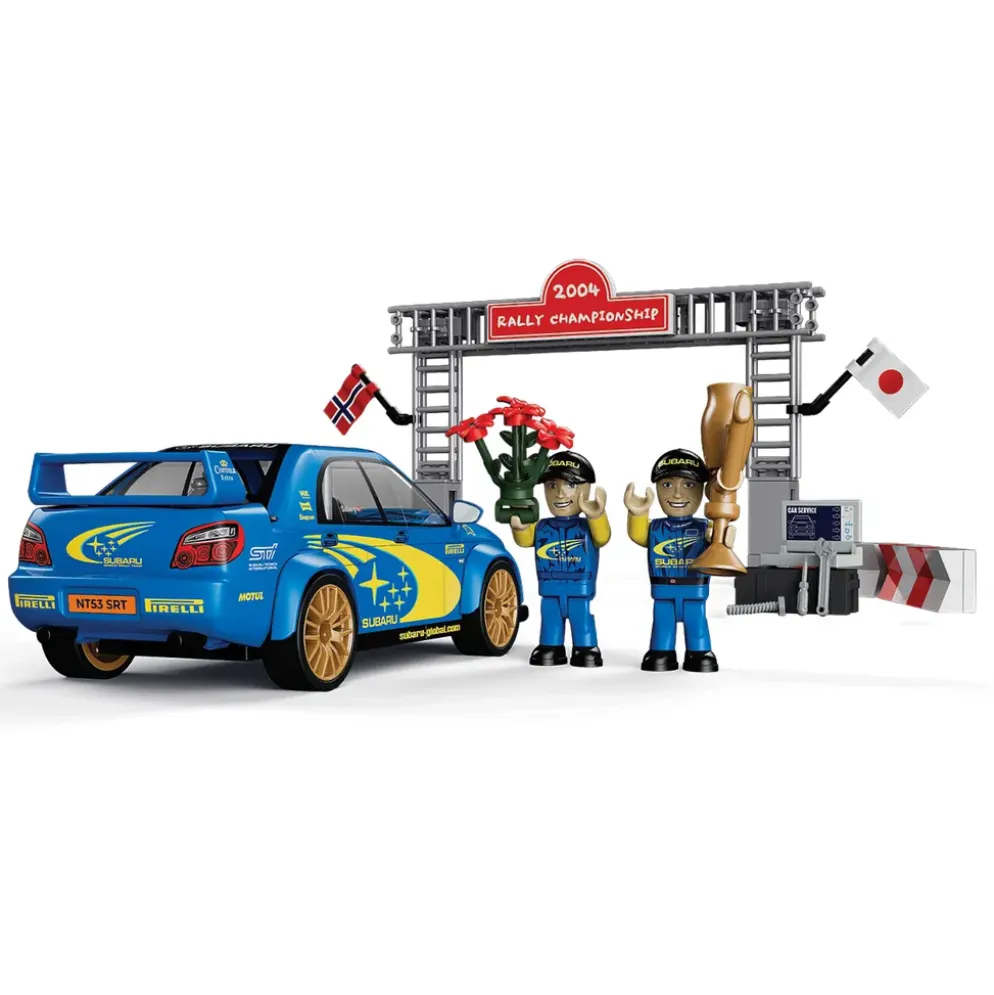 Subaru Impreza WRC 2004 - Blå - Klossbyggmodell - 24652 - COBI - 1:35