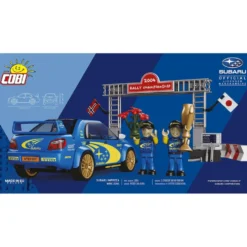 Subaru Impreza WRC 2004 - Blå - Klossbyggmodell - 24652 - COBI - 1:35