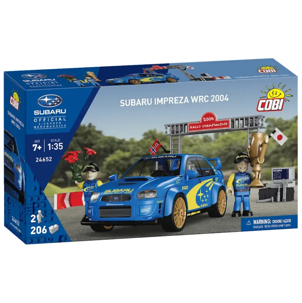 Subaru Impreza WRC 2004 - Blå - Klossbyggmodell - 24652 - COBI - 1:35