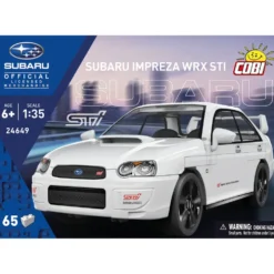 Subaru Impreza WRX STI - Vit - Klossbyggmodell - 24649 - COBI - 1:35