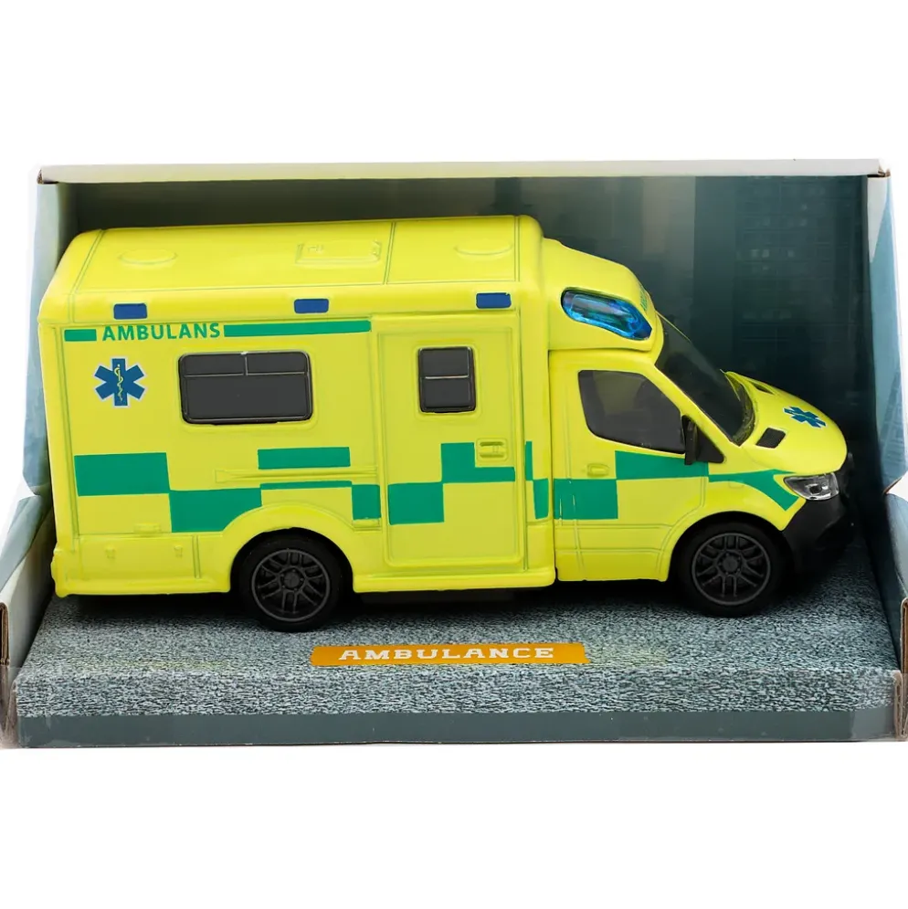 Svensk Ambulans - Mercedes-Benz Sprinter - Majorette - 15 cm