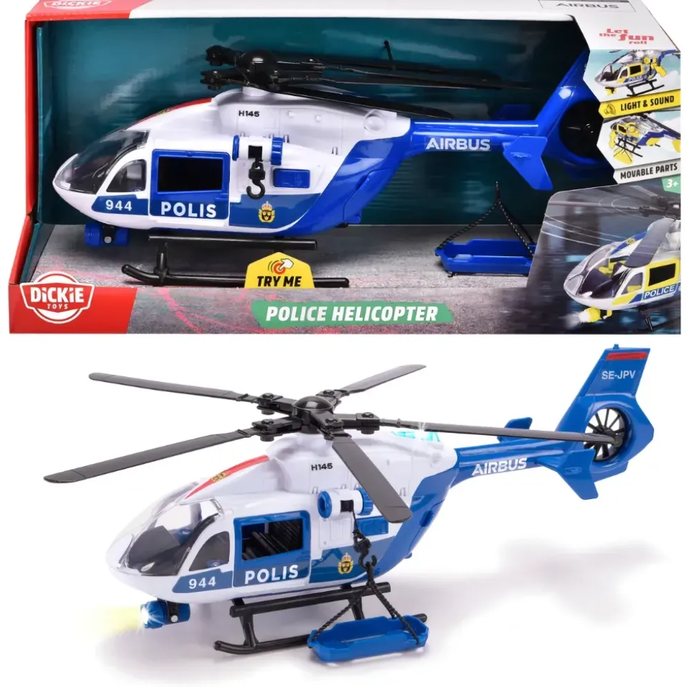 Svensk Polishelikopter - Airbus H145 - Dickie Toys - 36 cm