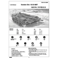 Swedish Strv 103B MBT - Stridsvagn 103 - 00309 - Trumpeter - 1:35