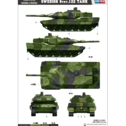 Swedish Strv.122 Tank - Stridsvagn 122 - 82404 - Hobby Boss - 1:35
