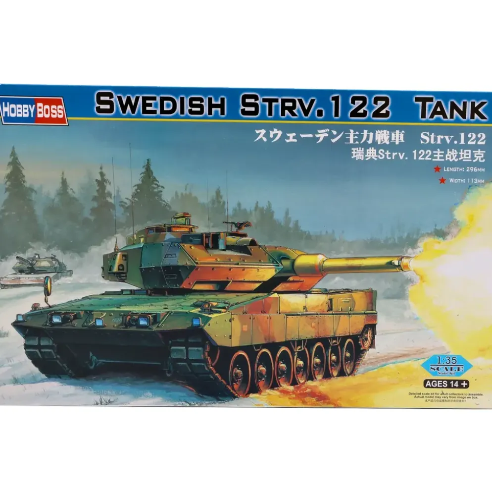 Swedish Strv.122 Tank - Stridsvagn 122 - 82404 - Hobby Boss - 1:35