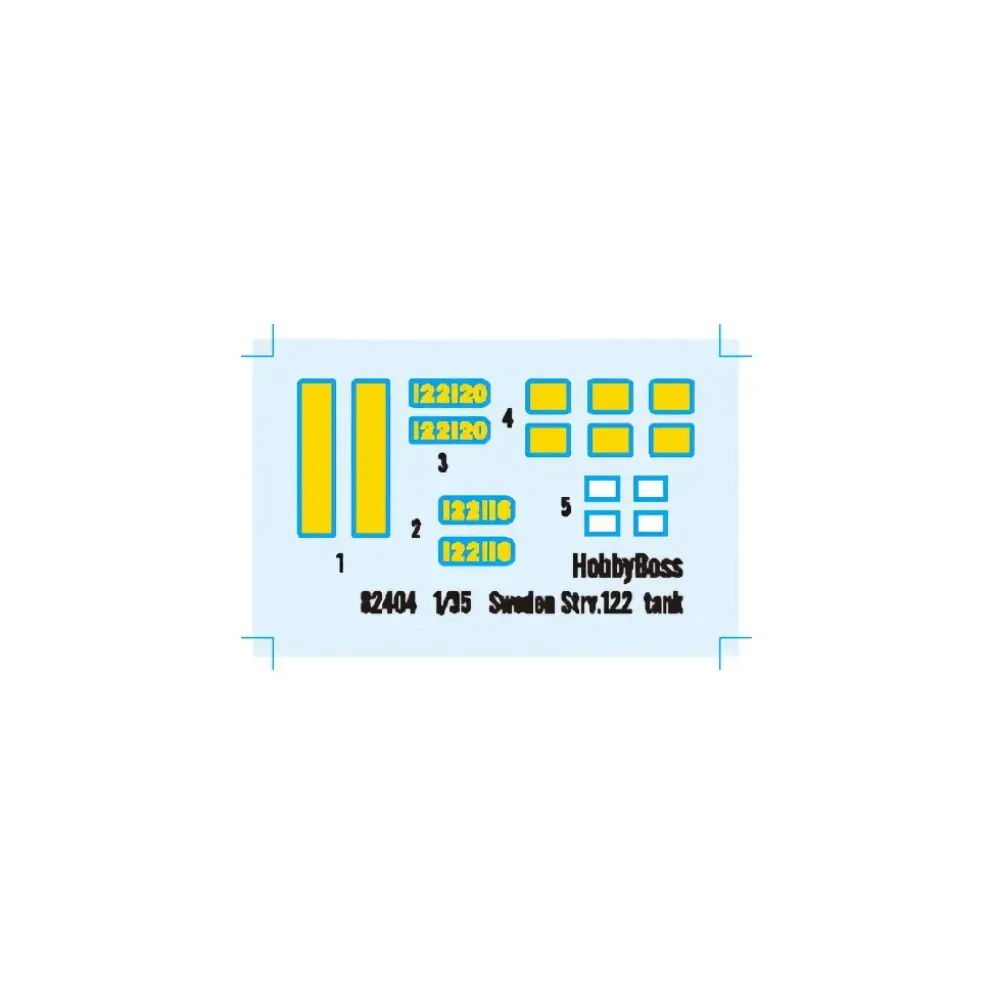 Swedish Strv.122 Tank - Stridsvagn 122 - 82404 - Hobby Boss - 1:35