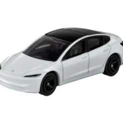 Tesla Model 3 - Vit - Tomica - Tomy - 1:63