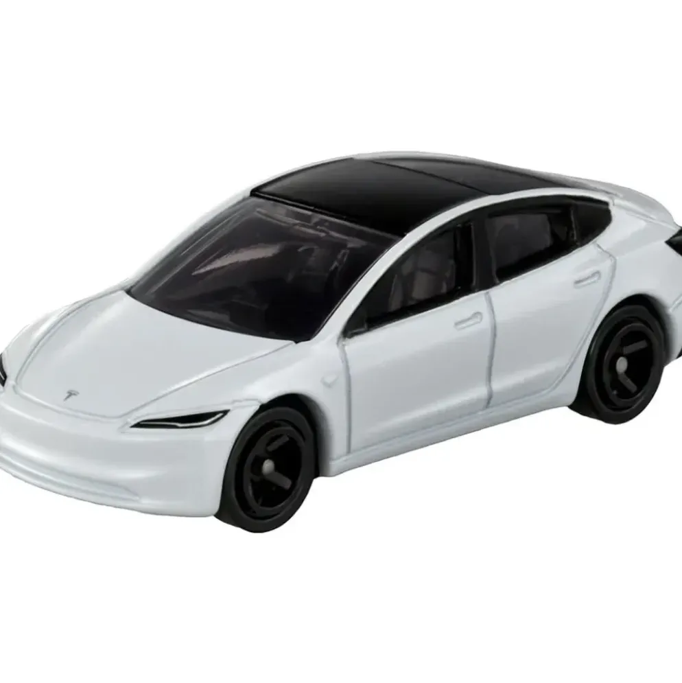 Tesla Model 3 - Vit - Tomica - Tomy - 1:63