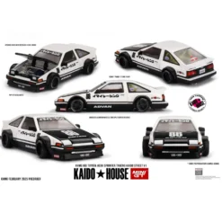 Toyota AE86 Sprinter Trueno Kaido Street V1 - 180 - Kaido House x Mini GT - 1:64