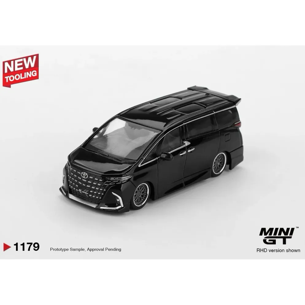 Toyota Alphard 40 KUHL - Svart - 1179 - Mini GT - 1:64