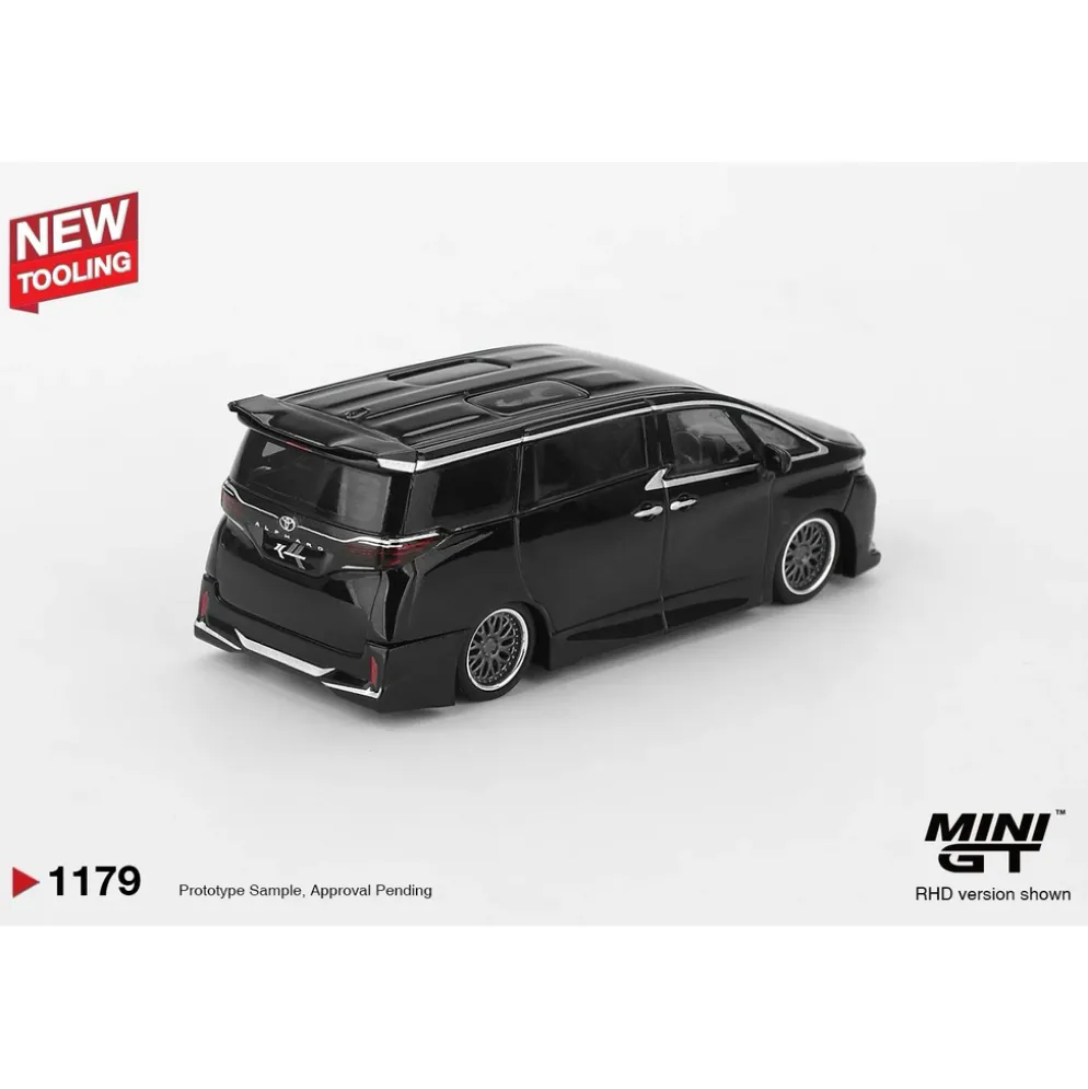 Toyota Alphard 40 KUHL - Svart - 1179 - Mini GT - 1:64