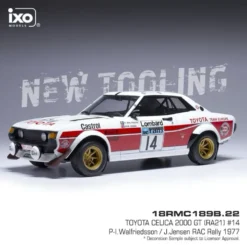 Toyota Celica 2000 GT - Walfridson / Jensen - Ixo - 1:18