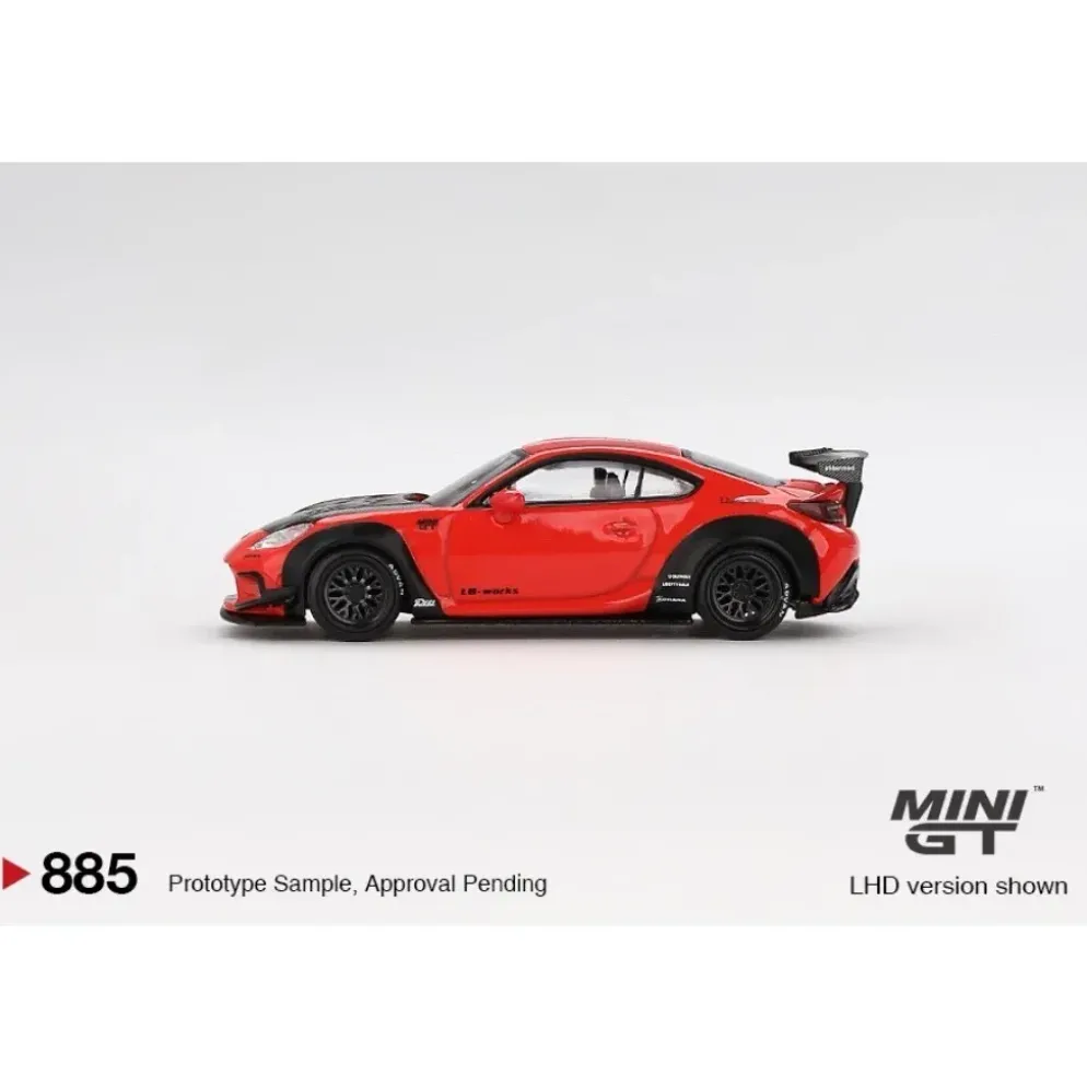 Toyota GR86 LB&Nation - Röd - 885 - Mini GT - 1:64