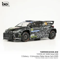 Toyota GR Yaris Rally2 - Oliver Solberg / Elliott Edmondson - Ixo Models - 1:18