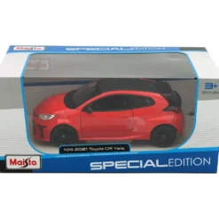 Toyota GR Yaris - 2021 - Röd - Maisto - 1:24