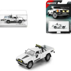 1985 Toyota Hilux SR5 Pick Up - Vit - Collection Series - Majorette - 1:64