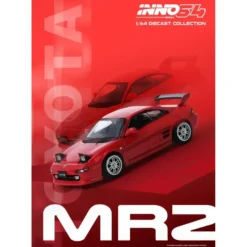Toyota MR2 (SW20) - Röd - Inno Models - 1:64