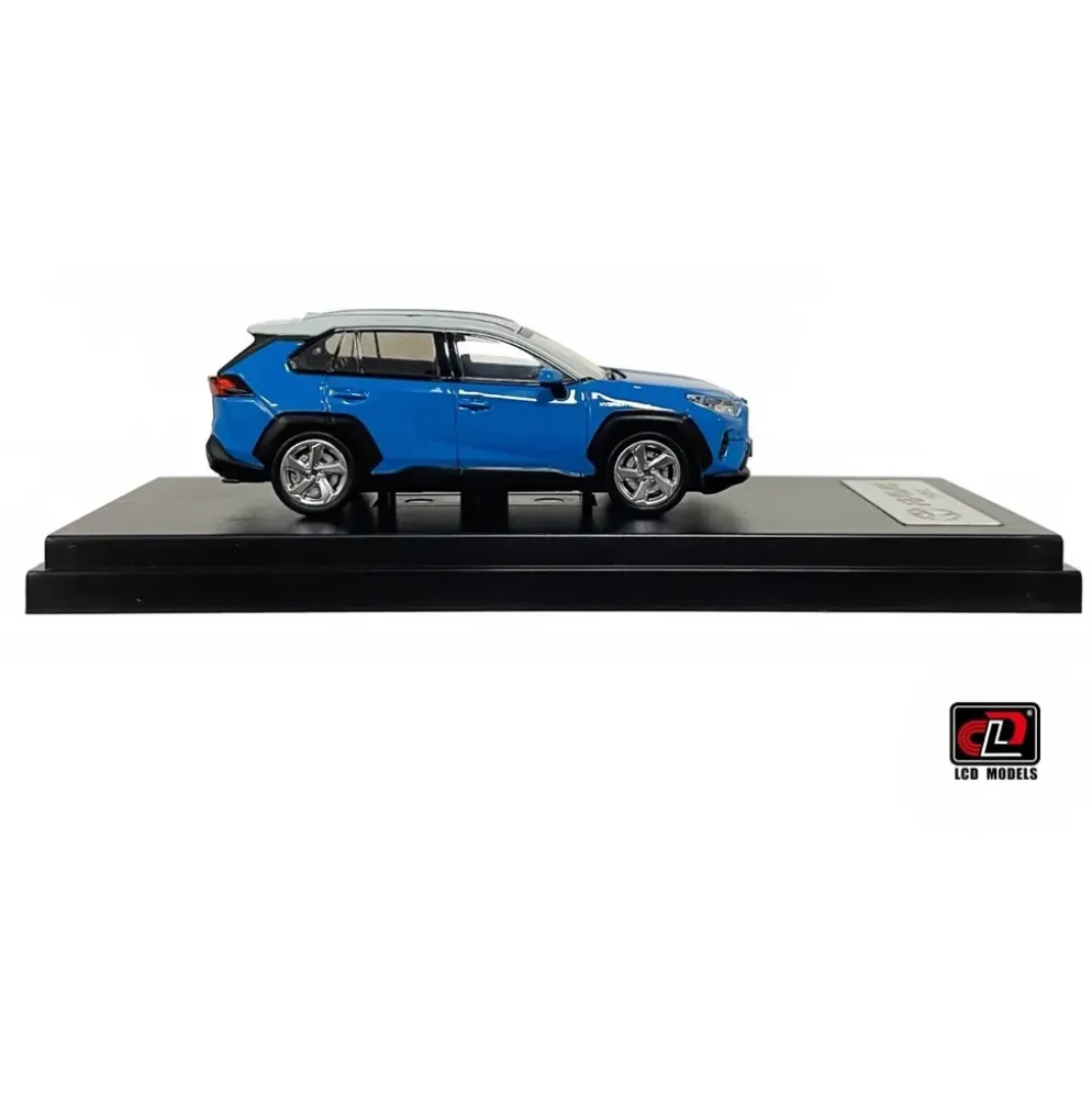 Toyota RAV4 Hybrid - Blå / Grå - LCD Models - 1:64