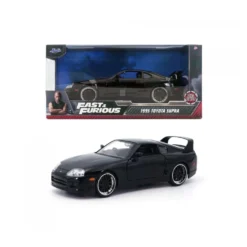 1995 Toyota Supra - Fast & Furious - Svart - Jada Toys 1:24