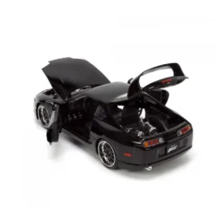 1995 Toyota Supra - Fast & Furious - Svart - Jada Toys 1:24