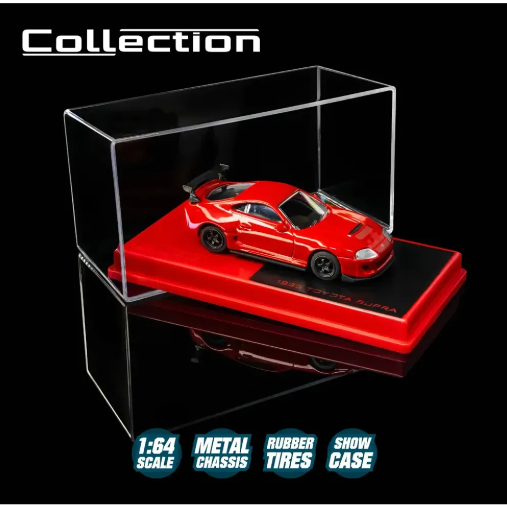 1995 Toyota Supra - Röd - Collection Series - Majorette - 1:64