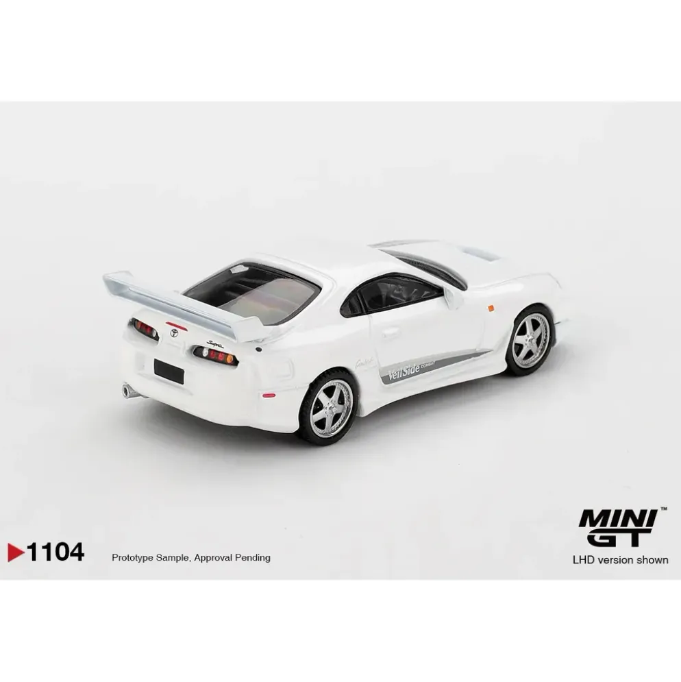 Toyota Supra VeilSide Combat V-I White - Vit - 1104 - Mini GT - 1:64