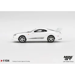 Toyota Supra VeilSide Combat V-I White - Vit - 1104 - Mini GT - 1:64