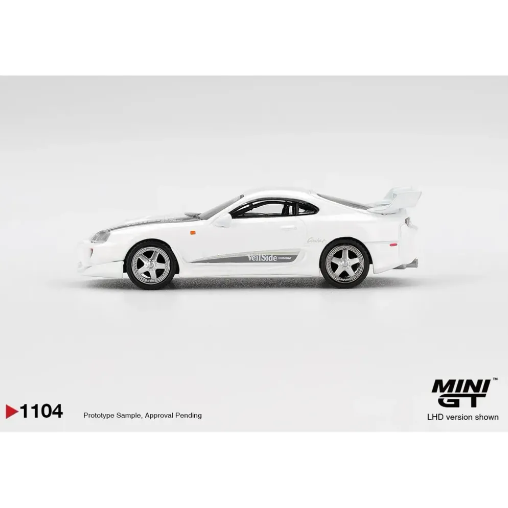 Toyota Supra VeilSide Combat V-I White - Blister - 1104 - Mini GT - 1:64