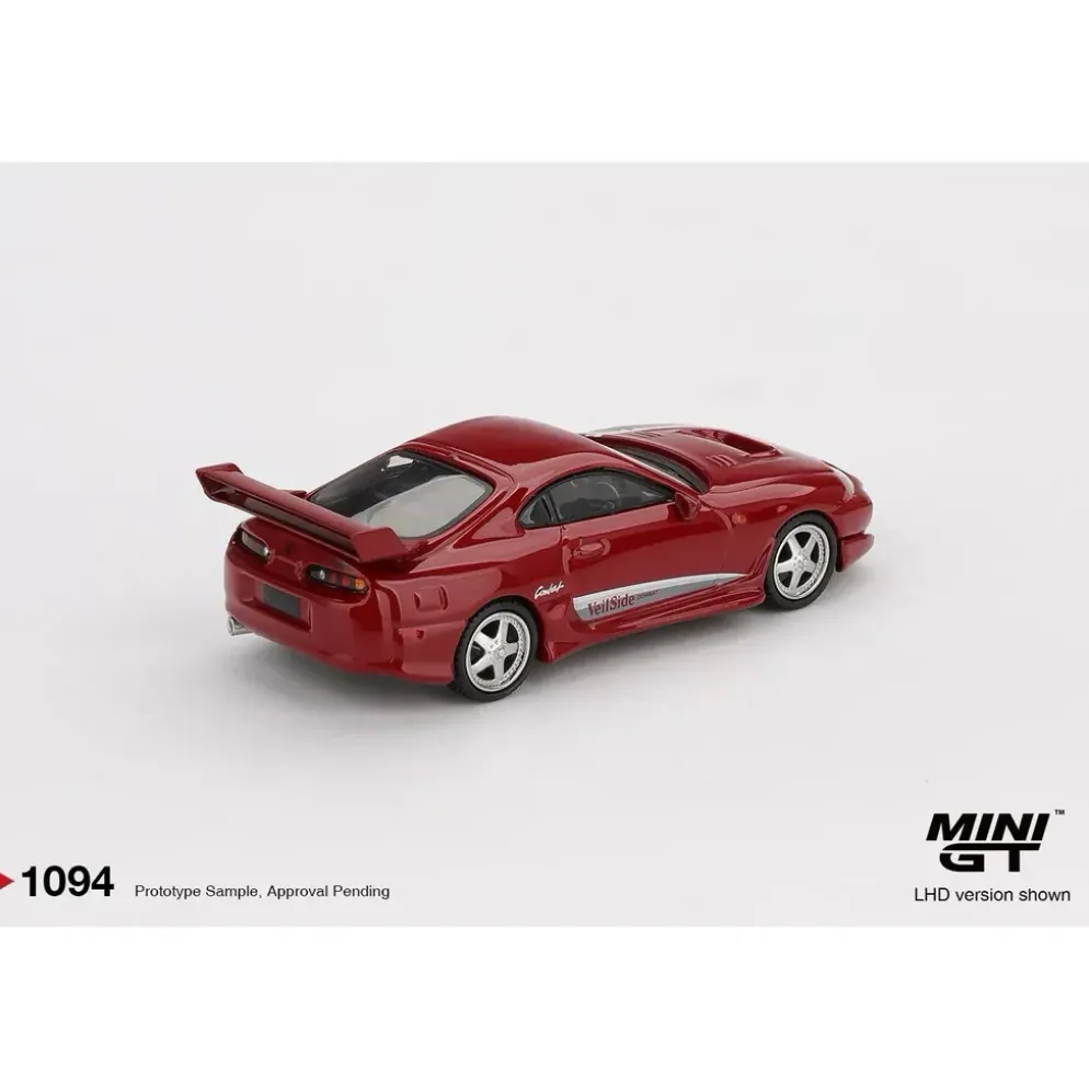 Toyota Supra VeilSide Combat V-I Red - Röd - RHD - 1094 - Mini GT - 1:64