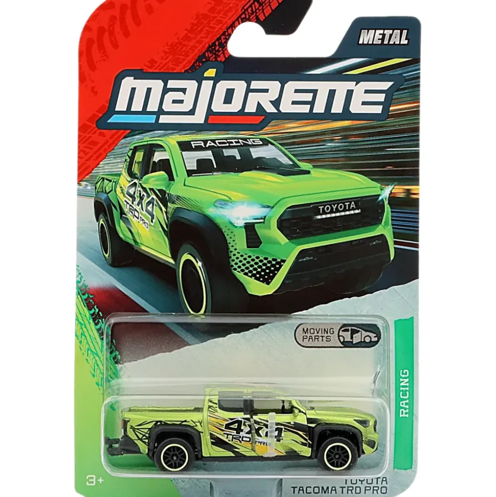 Toyota Tacoma TRD Pro - Grön - Racing Premium Cars - Majorette - 7 cm