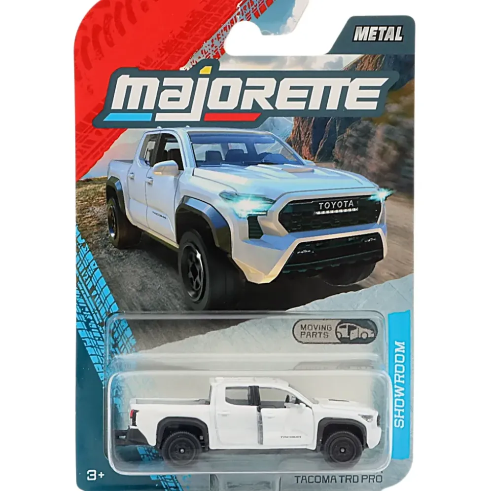 Toyota Tacoma TRD Pro - Vit - Showroom Premium Cars - Majorette - 7 cm