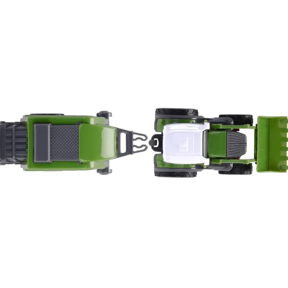 Traktor med balpress - Fendt Micro Farmer - Dickie Toys