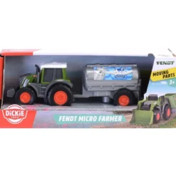 Traktor med mjölkvagn - Fendt Micro Farmer - Dickie Toys