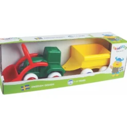 Traktor med släp - Maxi 30 cm - Viking Toys