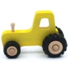 Trätraktor från Fraise et Bois - Gul
