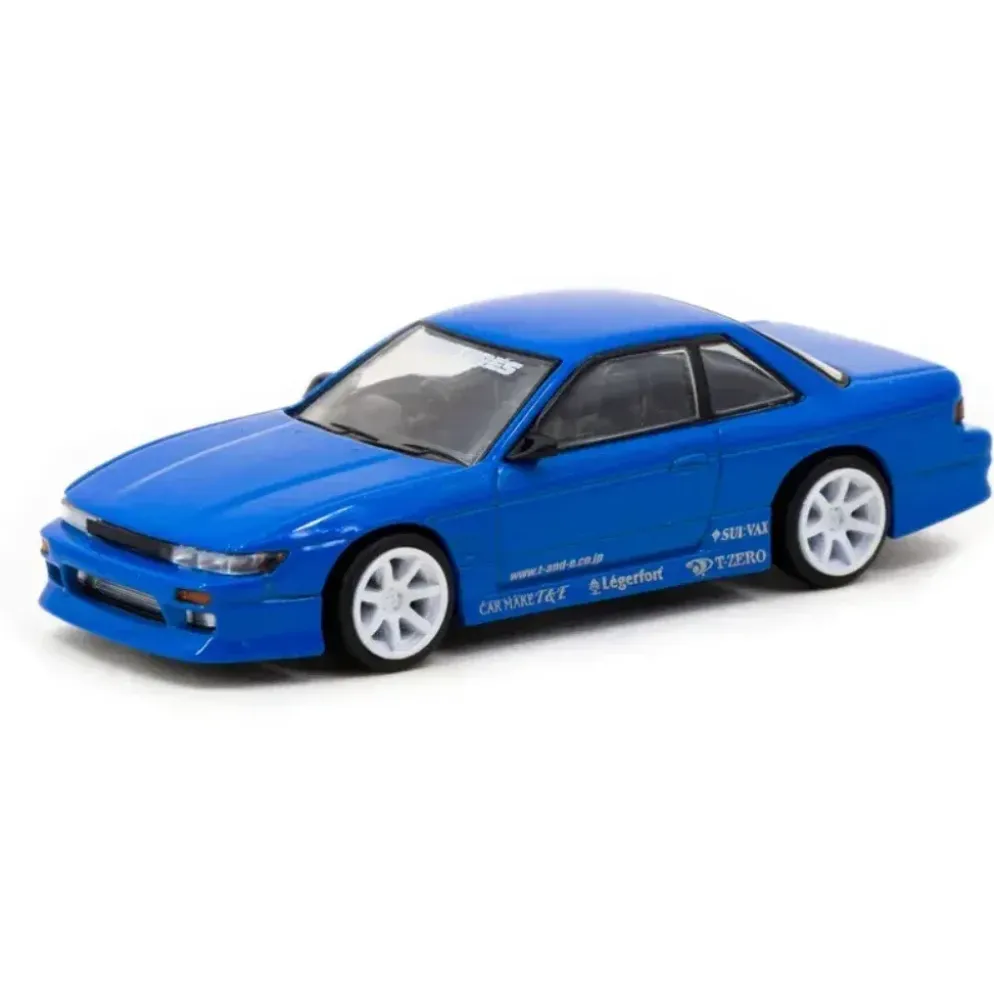 VERTEX Nissan Silvia S13 - Blå - Tarmac Works - 1:64