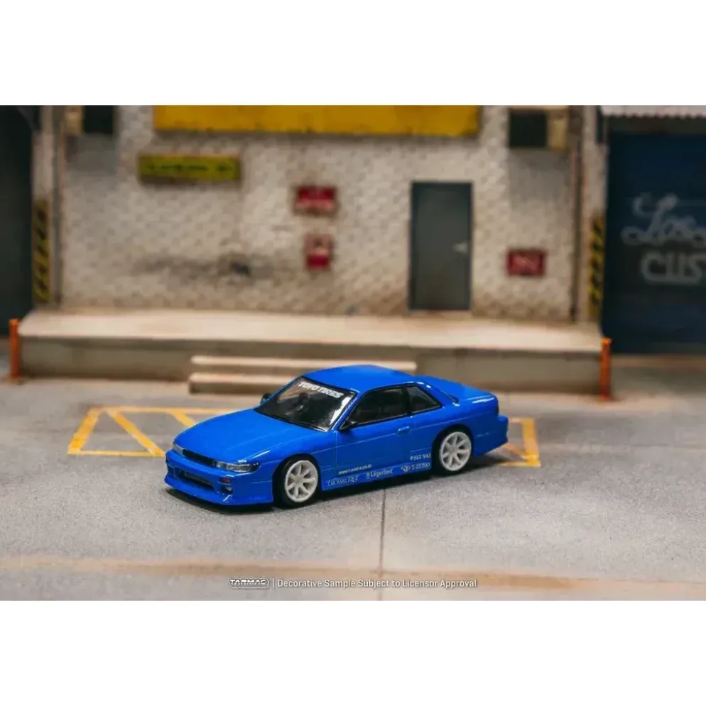 VERTEX Nissan Silvia S13 - Blå - Tarmac Works - 1:64