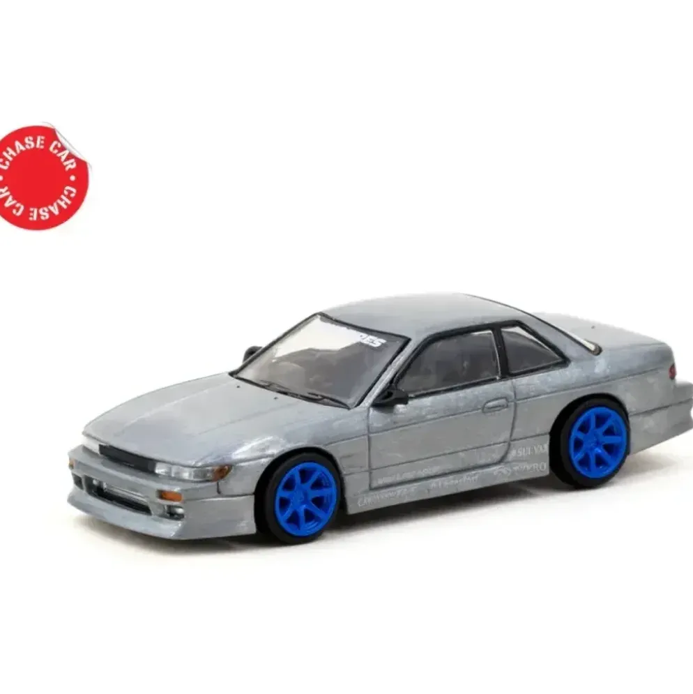 VERTEX Nissan Silvia S13 - Blå - Tarmac Works - 1:64