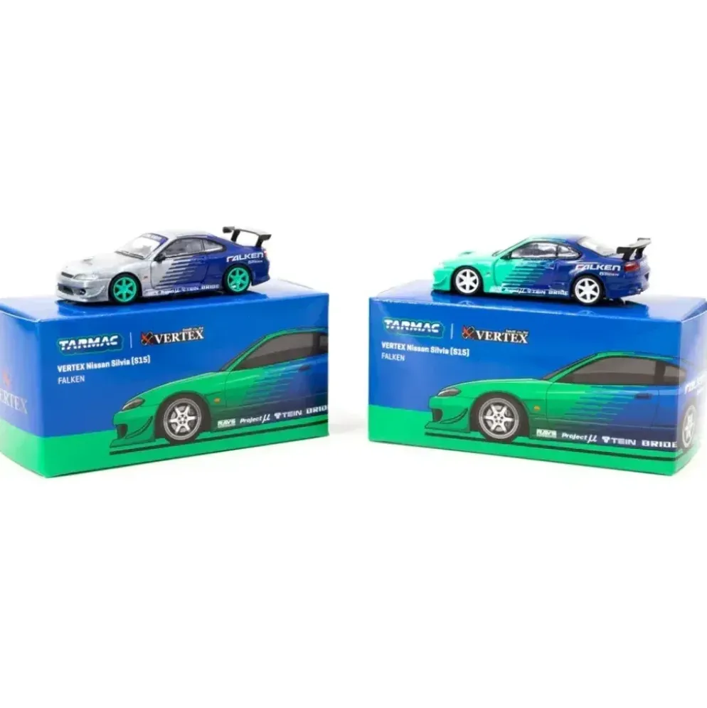 VERTEX Nissan Silvia (S15) - Falken - Tarmac Works - 1:64
