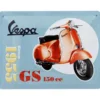 Vespa GS 150 cc - Plåtskylt - 20x15 cm
