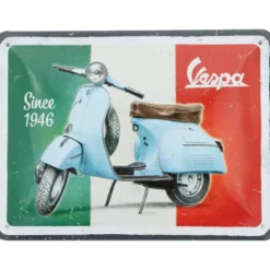 Vespa Since 1946 - Plåtskylt - 15x20 cm