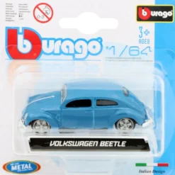 Volkswagen Beetle - 1965 - Blå - Bburago - 8 cm