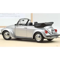 Volkswagen Beetle 1303 Cabriolet - 1973 - Silver - Norev - 1:18