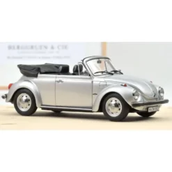Volkswagen Beetle 1303 Cabriolet - 1973 - Silver - Norev - 1:18