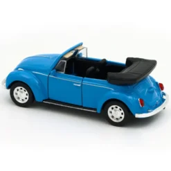 Volkswagen Beetle Convertible - Blå - Welly - 11 cm