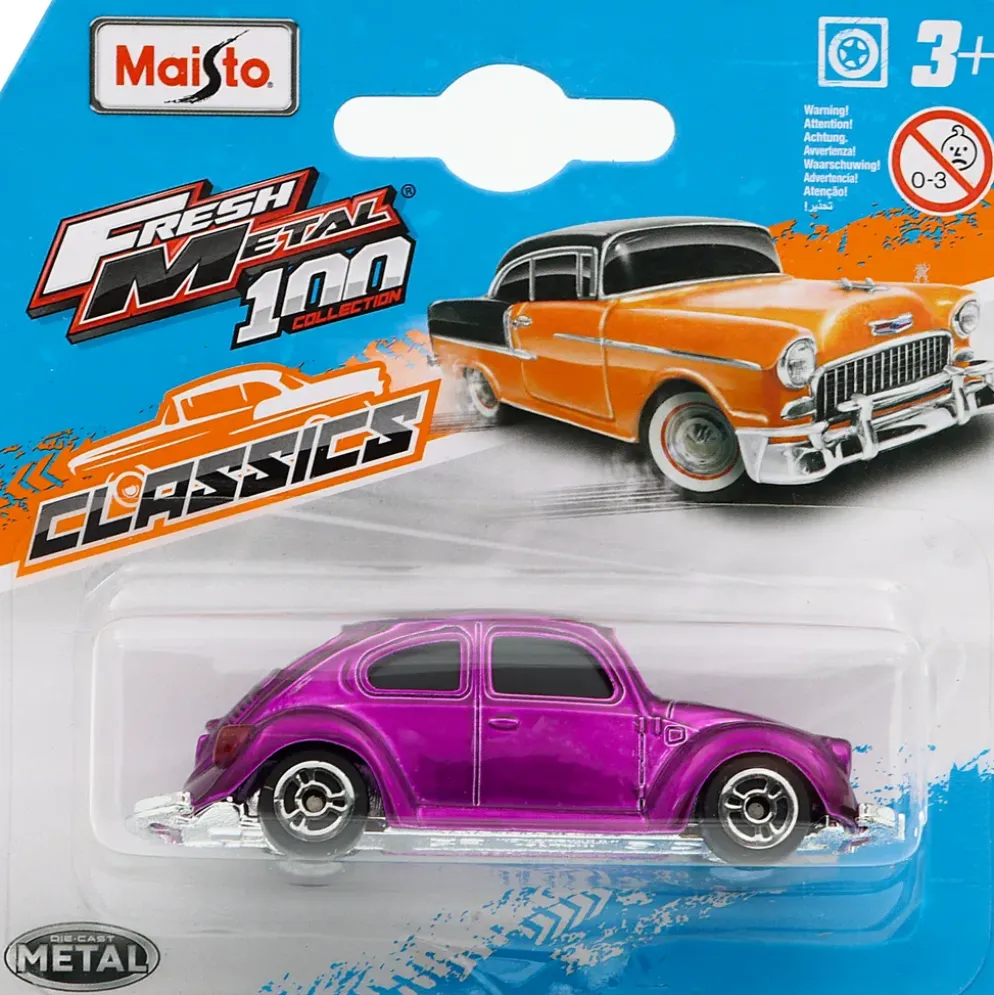 Volkswagen Beetle 1300 - Lila - Maisto - 7 cm