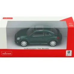 Volkswagen Beetle - Mörkgrön - Rastar - 10 cm